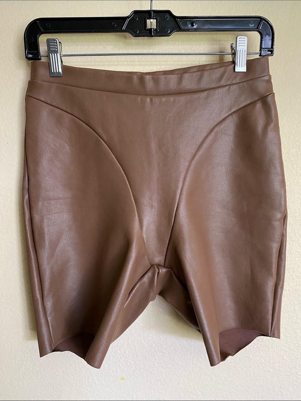 SKIMS Faux Leather Bike Shorts
